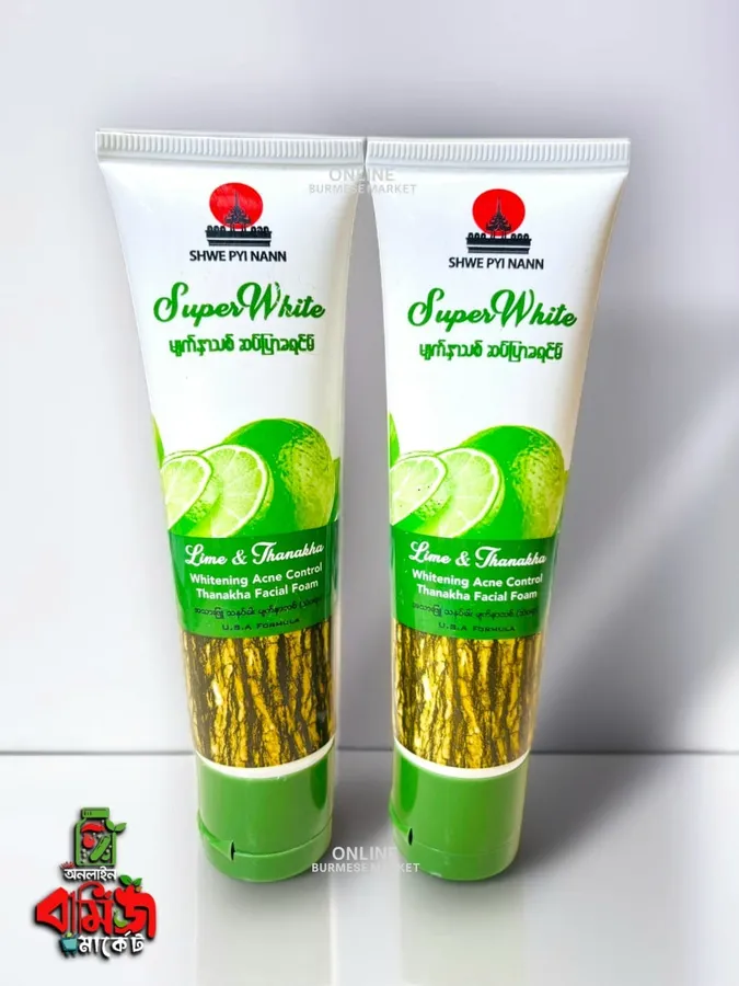 Shwe Pyi Nann Super White Thanakha Face Wash – (Lemon)