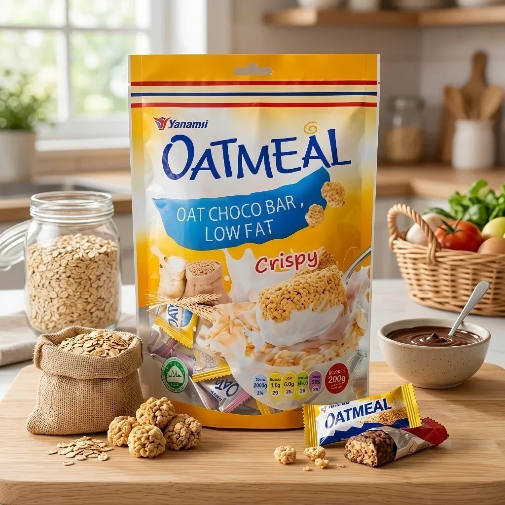 Oatmeal Oat Choco Bar 200g | Low Fat Healthy Oat Snack